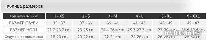 Гольфы компрессионные RelaxSan 820, I кл.к. (18-22мм.рт.ст., р.4, smoky)