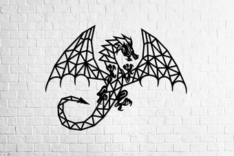 Настенная фигура Eco-Wood-Art Дракон