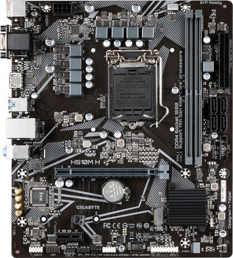 Материнская плата Gigabyte H510M H (rev. 1.3)