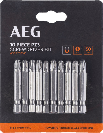 Набор бит AEG Powertools 4932479516 (10 шт)