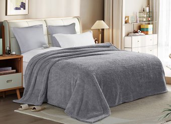 Плед Реноме Gammi 1.5сп GAM-012 (жаккард плетенка серый)