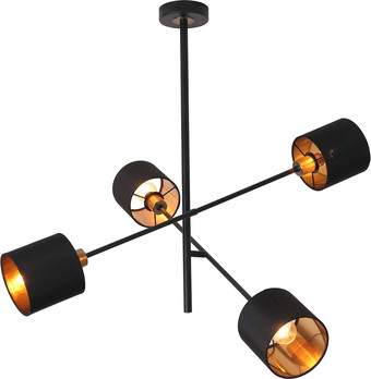 Escada Denver 1109/4P E14*40W Black/Gold