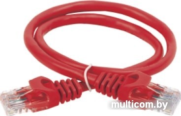 Кабель ITK RJ45 - RJ45 PC04-C5EU-3M (3 м, красный)