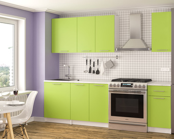 Готовая кухня Мебель-АРС Лион 1.8 м (лайм)