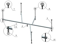 Каркас Ventospa Like R 170x110