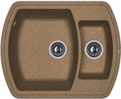 Кухонная мойка Florentina Нире-630К (коричневый)