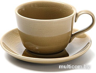 Чашка с блюдцем Fissman Hygge 6330