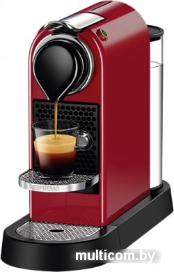 Капсульная кофеварка Nespresso Citiz (красная вишня)