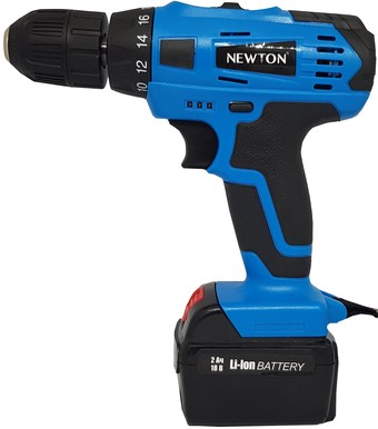 Дрель-шуруповерт Newton NTP18LI2 (с 2-мя АКБ, кейс)
