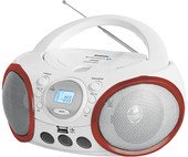 Портативная аудиосистема BBK BX150BT (белый/красный)