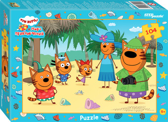 Пазл Step Puzzle Три кота 82240 (104 эл)