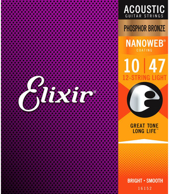 Струны для гитары Elixir Strings 16152 10-47