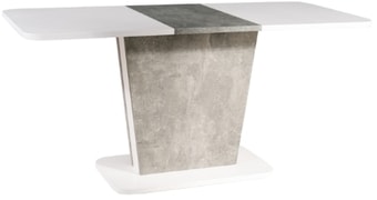 Кухонный стол Signal Calipso (белый/бетон)