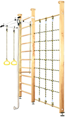 Детский спортивный комплекс Kampfer Winner Ceiling (стандарт, натуральный/белый)