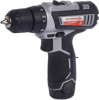 Дрель-шуруповерт Интерскол ДА-12ЭР-02 534.0.2.01 (с 2-мя АКБ, кейс, набор оснастки)