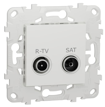 Розетка телевизионная Schneider Electric Unica NU545418