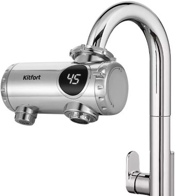 Проточный электрический водонагреватель на кран Kitfort KT-6529