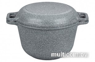 Казан Elan Gallery Гармония вкуса 120554 (серый мрамор)