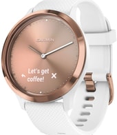 Умные часы Garmin Vivomove HR Sport S/M (розовое золото/белый)