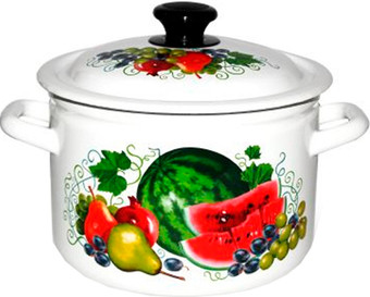 Кастрюля КМЗ Восточные дары 41804-202/6-У2 (белый)