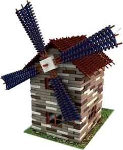 Сборная модель Master IQ2 Brick Style Мельница 1307