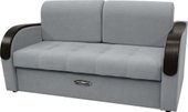 Диван Сириус Лидер-1 ППУ 185x110 (Eva 09 велюр светло-серый)
