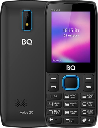 Мобильный телефон BQ-Mobile BQ-2400L Voice 20 (голубой)