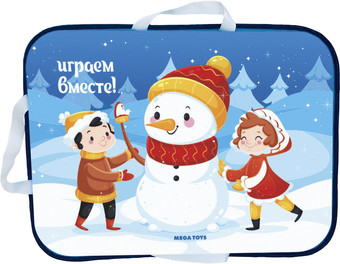 Ледянка Mega Toys Снеговик и дети 22611