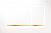 Geberit Sigma 30 115.883.KK.1 (белый/золотистый)