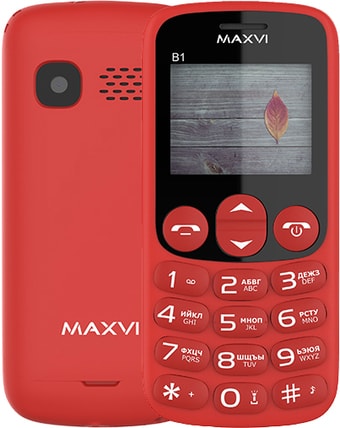 Мобильный телефон Maxvi B1 (красный)