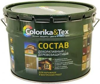 Пропитка Colorika & Tex 10 л (махагон)