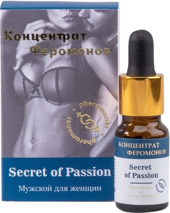 Духи с феромонами Miagra Secret of Passion мужской для женщин MG002 (9 мл)