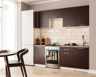 Готовая кухня Мебель-АРС Адель 2.1 м (венге цаво)