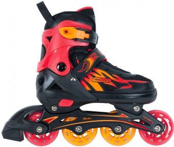 Роликовые коньки Tech Team Burn (р.34-37, красный)