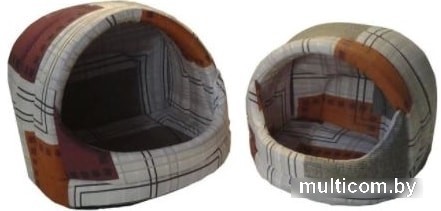Домик Cat House Ракушка мягкая S 40x35 см