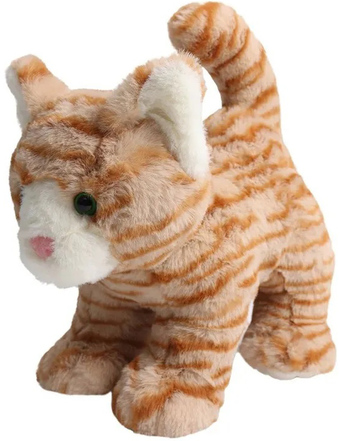 Классическая игрушка All About Nature Рыжий полосатый котенок K8710-PT