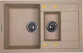 Кухонная мойка Ecoshtein Rechteck 781.5 (бежевый)