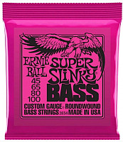 Струны для гитары Ernie Ball 2834 Super Slinky Bass 45-100