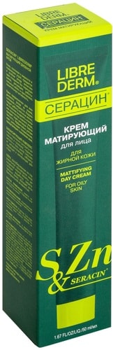 Librederm Серацин матирующий дневной 50 мл