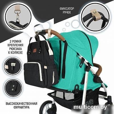 Рюкзак для мамы Nuovita CapCap Classic (черный)