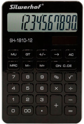 Бухгалтерский калькулятор Silwerhof SH-1810-12