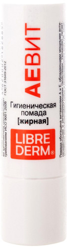 Librederm Бальзам для губ Аевит жирная (4 г)