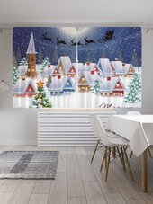 JoyArty Снежный городок p_20307 (145x180)