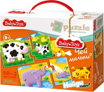 Мозаика/пазл Baby Toys Чей малыш? 02514