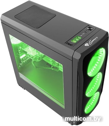 Корпус Genesis Titan 750 (зеленая подсветка)