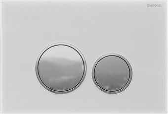 Панель смыва Burke Тип 06 106.WH.1 (белый/хром глянцевый)