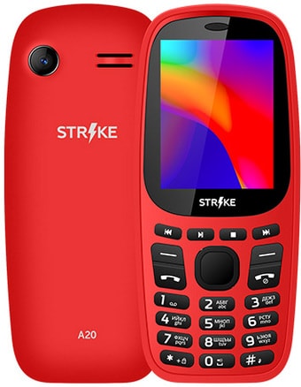 Мобильный телефон Strike A20 (красный)