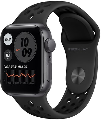 Умные часы Apple Watch Series 6 Nike 40 мм (алюминий серый космос/антрацит)