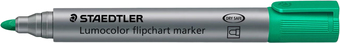 Маркер Staedtler Lumocolor flipchart marker 356-5 (1 шт, зеленый)