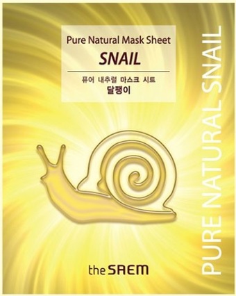 The Saem Маска для лица тканевая Natural Mask Sheet Snail (20 мл)